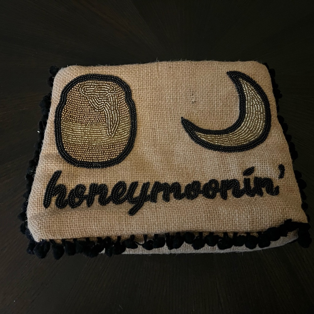 Honeymoon beaded bag for wedding events